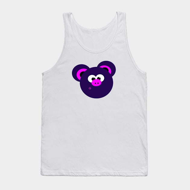 Pinky Bear from the ancient Forrest of Ananas t shirts Tank Top by Jakavonis